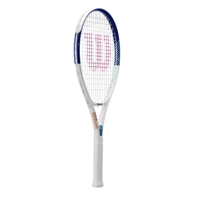 Wilson Tennisschläger Roland Garros Elite 113in/253g/Freizeit 2024 weiss/blau - besaitet -